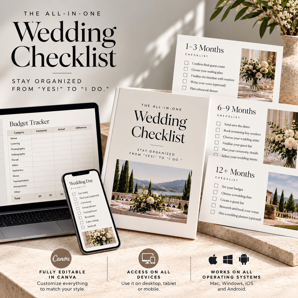 The All-in-One Printable Wedding Checklist ✅