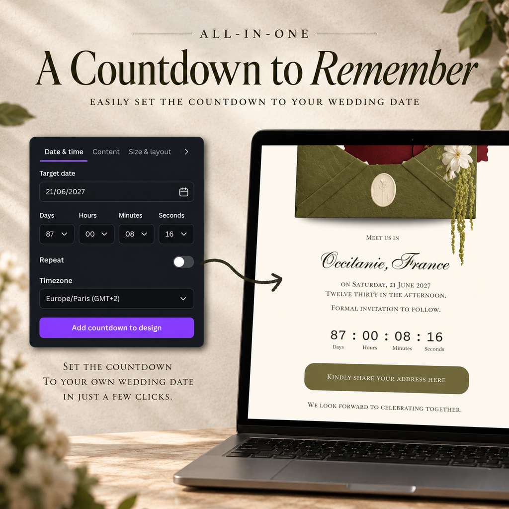 All-in-One Wedding Website Collection | 3 Save-the-Date Templates + RSVP